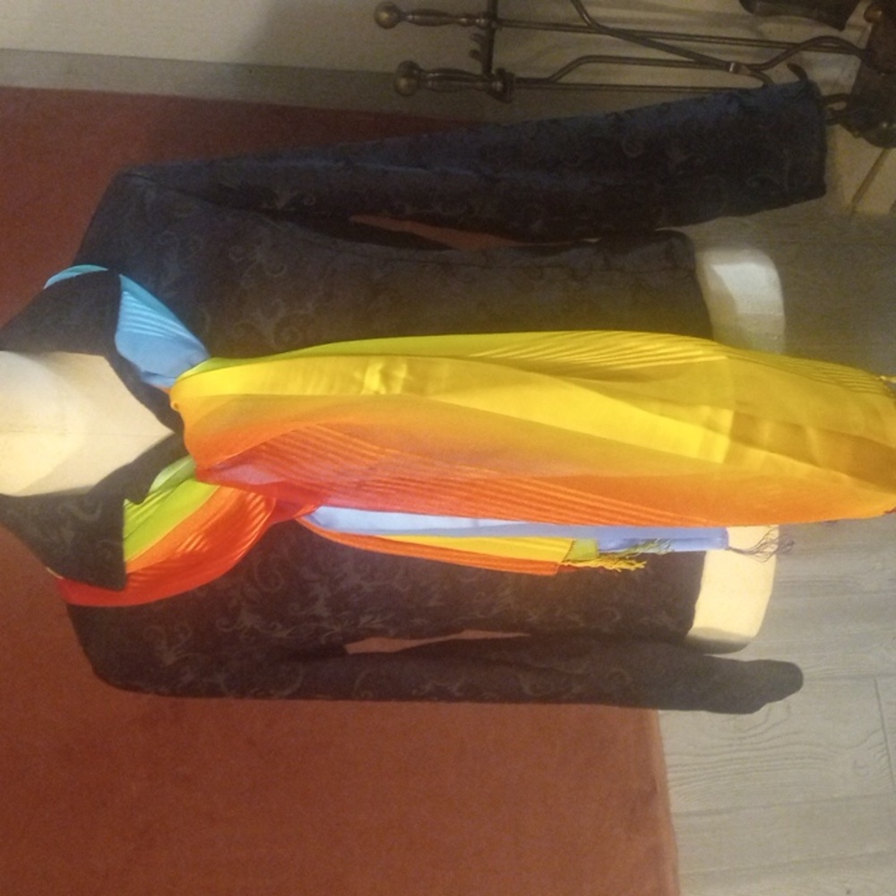 Amazing Sheer Rainbow scarf, perfect for anyone in the community or supporter